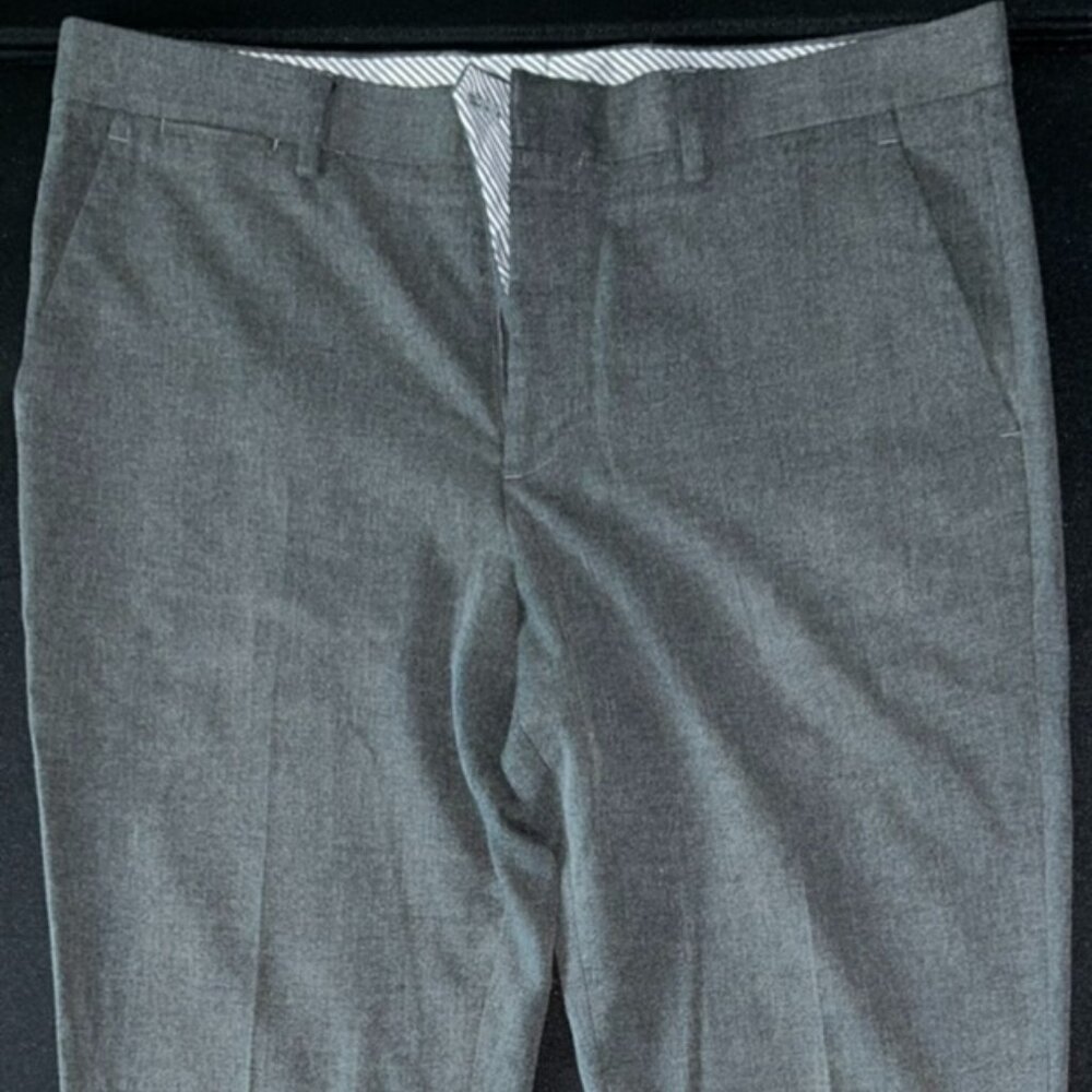 Express Extra Slim Gray Dress Pant 33X34